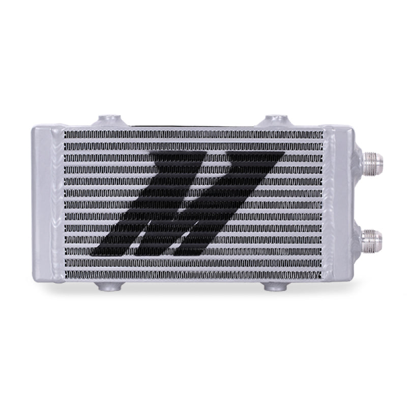 Mishimoto Universal Small Bar and Plate Dual Pass Silver Oil Cooler for Ford Mustang