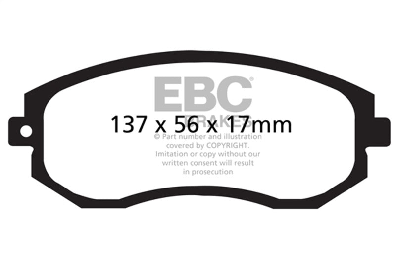 EBC Bluestuff NDX Full Race Brake Pads for Subaru BRZ, FRS, and 86 * High Friction Performance