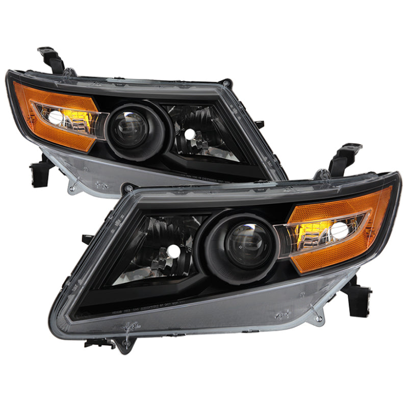 SPYDER xTune Honda Odyssey 2011-2015 OEM Style Halogen Headlights - Black (Part #HD-JH-HODY11-AM-BK)