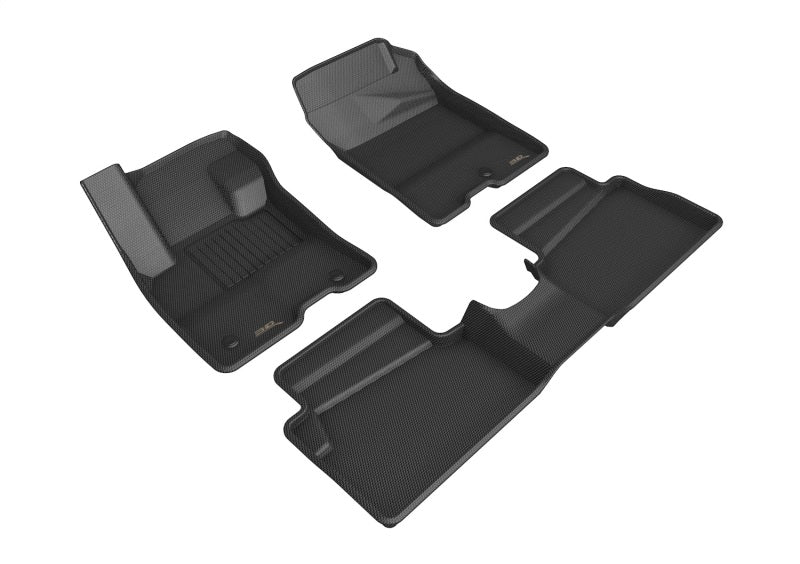 3D MAXpider KAGU Series All-Weather Floor Mats for Ford Maverick 2022-2024, Custom Fit, Black