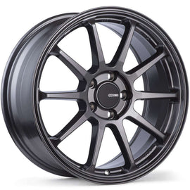 Enkei PX-10 17x7 Gunmetal Wheel with 5x100 Bolt Pattern and 45mm Offset - Part Number enk536-775-8045GM