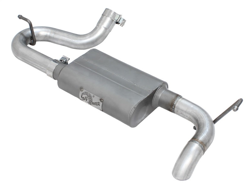aFe Scorpion Aluminized Hi-Tuck Rock Basher Cat-Back Exhaust System for Jeep Wrangler JK 07-18 V6 3.6L/3.8L
