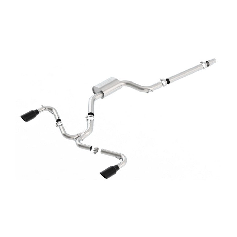 Borla 15-17 Volkswagen GTI MK7 2.0T S-Type Cat-Back Exhaust with Black Chrome Tips