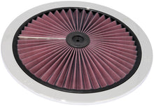 Load image into Gallery viewer, K&amp;N Engineering X-Stream Air Flow Top Filter 14-inch OD Chrome - Part Number KNn66-1401XP