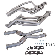 Load image into Gallery viewer, BBK Performance 86-04 Ford Mustang Coyote Swap 1-3/4 inch Long Tube Headers with High Flow Catted X-Pipe (Titanium Ceramic Coating)