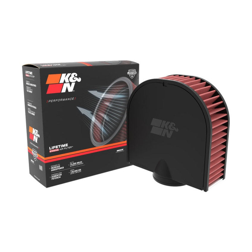 K&N Engineering High-Flow Air Filter for Genesis GV80 V6 3.5L (2021-2023) * Reusable and Washable Performance Filter