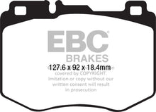 Load image into Gallery viewer, EBC Redstuff Ceramic Front Brake Pads DP32210C for Select Mercedes-Benz C-Class and GLC Models