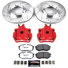 Load image into Gallery viewer, PowerStop Z36 Truck &amp; Tow Brake Upgrade Kit with Powder Coated Calipers for Toyota Tacoma 1995-2004
