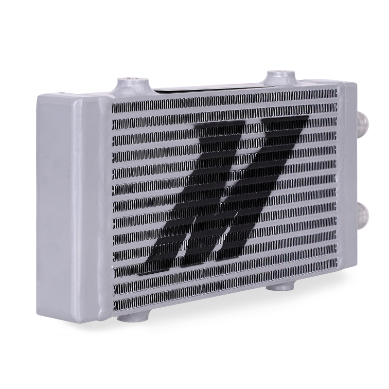 Mishimoto Universal Small Bar and Plate Dual Pass Silver Oil Cooler for Ford Mustang