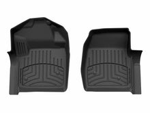 Load image into Gallery viewer, WeatherTech FloorLiner HP Front Floor Mat Set, Black, for 2017-2019 Ford F-250/F-350 Super Duty Regular Cab, Part Number wet4410541VIM