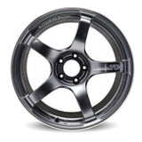 Advan TC4 17x9.0 +63 5x114.3 Racing Gunmetallic Ring Wheel