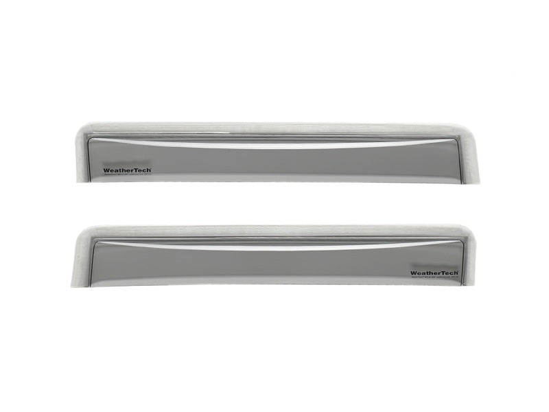 WeatherTech Rear Side Window Deflectors for Hyundai Kona (2018-2020) - Dark Smoke