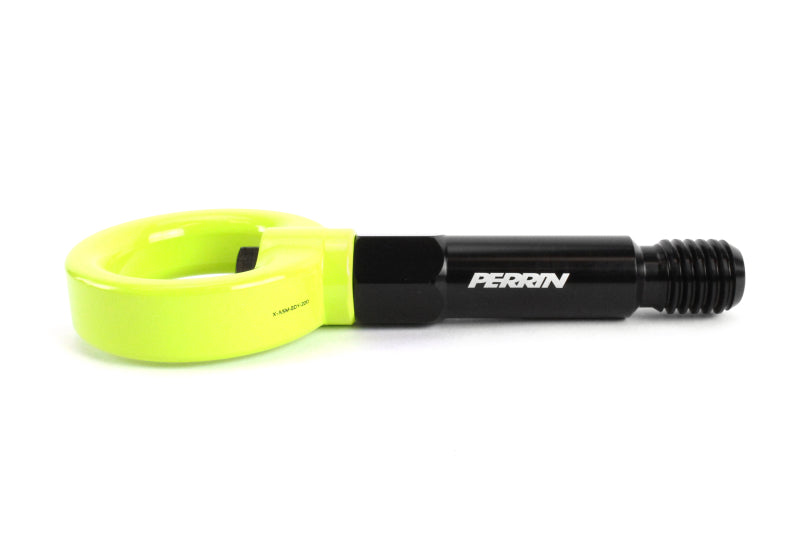 Perrin Performance Rear Tow Hook Kit for 2020-2025 Toyota Supra - Neon Yellow