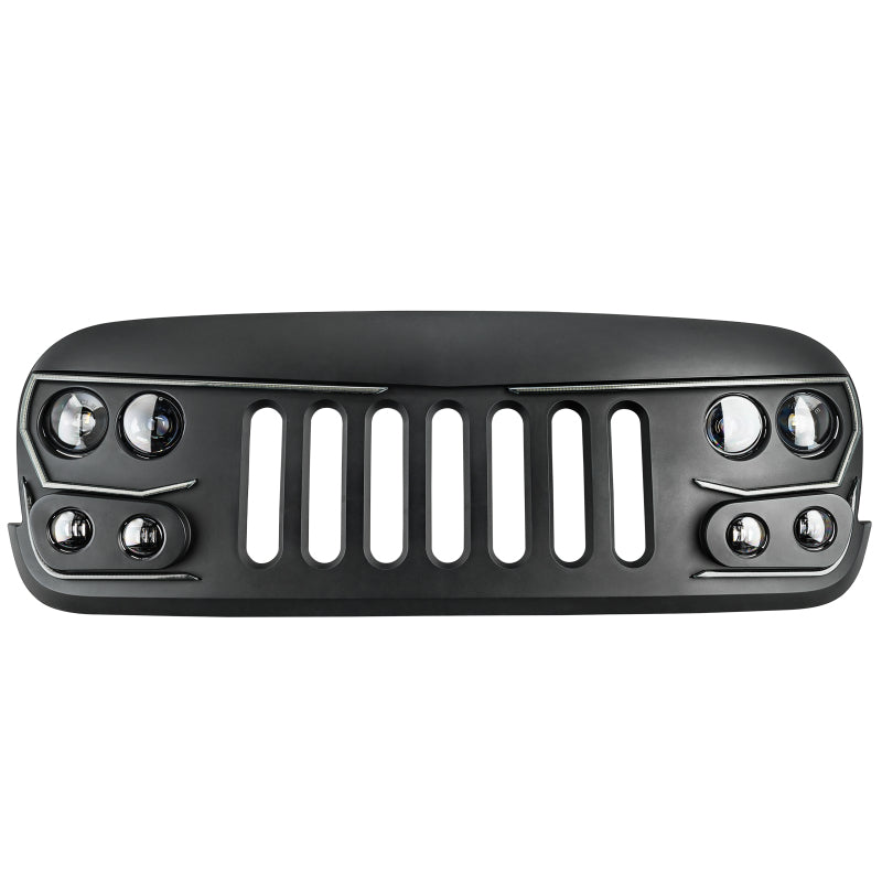 Oracle Vector Series Full LED Grille for Jeep Wrangler JK - Model ORL5817-PRO