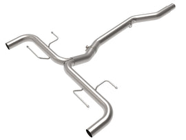 aFe Mach Force-Xp 2-Inch to 2-1/2-Inch Stainless Steel Axle-Back Exhaust System for 2017-2020 Alfa Romeo Giulia