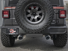 Load image into Gallery viewer, aFe Rebel Series 2.5-inch Stainless Steel Axle-Back Exhaust System with Black Tips for 2018-2023 Jeep Wrangler (JL) V6 3.6L