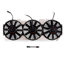 Load image into Gallery viewer, Mishimoto 89-01 Jeep Cherokee XJ 4.0L Performance Aluminum Fan Shroud with High-Flow Electric Fans