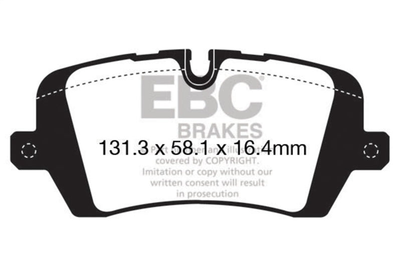 EBC Yellowstuff Brake Pads for Land Rover Range Rover 3.0 Supercharged * Rear Set
