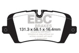 EBC Greenstuff 6000 Series Rear Brake Pads for Land Rover Range Rover 2013-2015