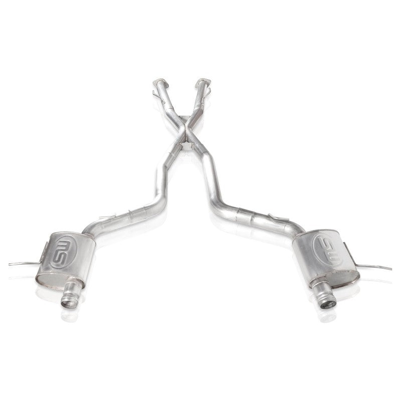 Stainless Works 2018 Jeep TrackHawk 6.2L 3-Inch Catback Exhaust System with X-Pipe and Turbo Mufflers