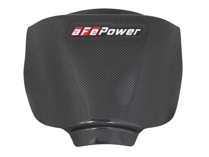 aFe MagnumFORCE Intake Rain Shield for Dodge Challenger and Charger 2015-2019 with Carbon Finish