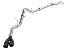 Load image into Gallery viewer, aFe Rebel XD Series 3-Inch Stainless Steel DPF-Back Exhaust System with Dual Black Tips for 2023 GM Trucks L6-3.0L (td) LZ0
