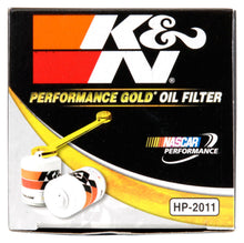 Load image into Gallery viewer, K&amp;N Engineering Premium Oil Filter Part No. KNNHP-2011 for Ford Mustang and Lincoln MKZ
