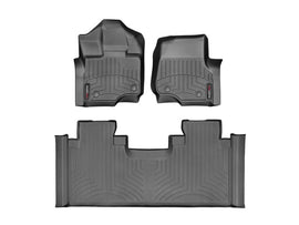 WeatherTech FloorLiner DigitalFit for 2015-2016 Ford F-150 SuperCab * Front and Rear Floor Mats with Absolute Interior Protection