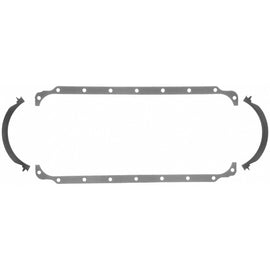 Fel-Pro 1806 Engine Oil Pan Gasket Set – Rubber-Coated Fiber for V8 Engines