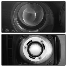 Load image into Gallery viewer, Spyder GMC Sierra 1500/2500/3500 1999-2006 Projector Headlights with Black Finish and LED Halo - Part Number PRO-YD-CDE00-HL-BK