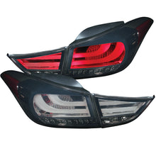 Load image into Gallery viewer, ANZO 2011-2013 Hyundai Elantra LED Tail Light Assembly with Smoke Lens – Pair
