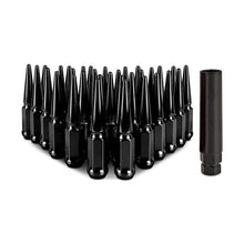 Load image into Gallery viewer, Mishimoto Steel Spiked Lug Nuts M14 x 1.5, 32-Piece Set in Black