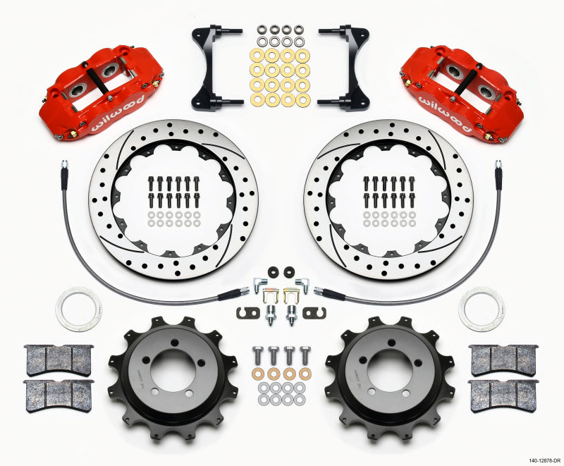 Wilwood Narrow Superlite 4R Rear Brake Kit for Subaru Forester and Impreza (Part #wil140-12878-DR)