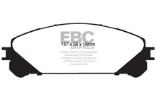 Load image into Gallery viewer, EBC Brakes EBCED91837 Extra Duty Front Brake Pads for Toyota Highlander and Lexus RX350