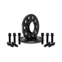 Load image into Gallery viewer, Mishimoto 5x112 Wheel Spacers, 10 mm, 66.5 mm Bore, M14x1.25 - Black | MMWS-015-100BK