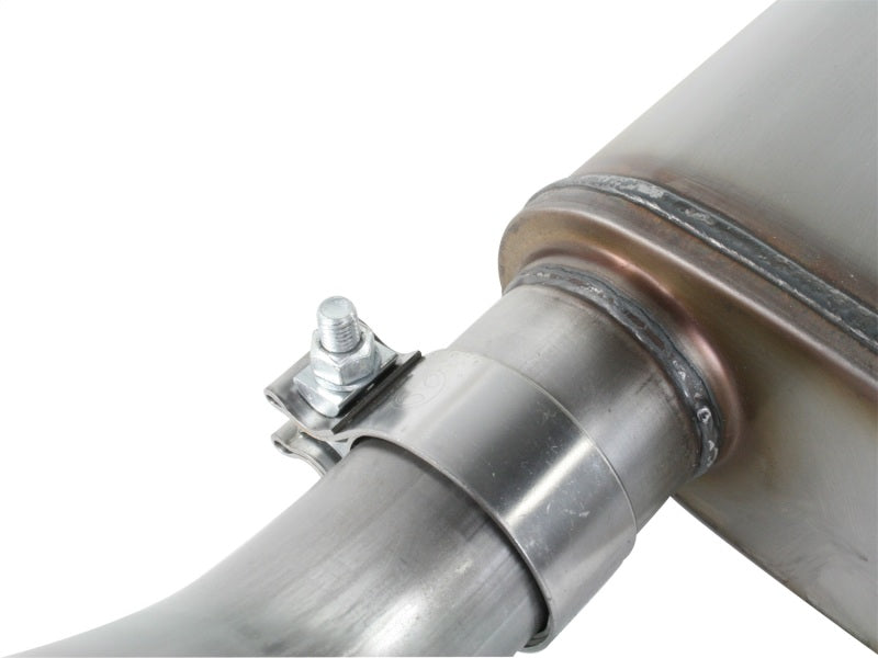 aFe MACHForce XP 2.5-Inch Stainless Steel Cat-Back Exhaust System for Jeep Wrangler TJ 97-06 with 4.0L Engine
