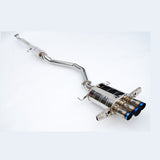 Invidia - Q300 Triple Titanium Tip Cat-Back Exhaust for 17+ Honda Civic Si Hatchback