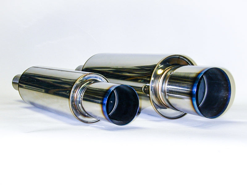 HKS Universal Stainless Hi Power 130mm Titanium Muffler for Automotive Performance