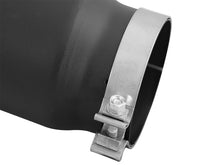 Load image into Gallery viewer, aFe Diesel Exhaust Tip Bolt-On Black 5-Inch Inlet x 6-Inch Outlet x 12-Inch Length