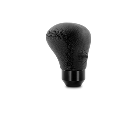 MOMO Anatomico Shift Knob with Black Leather and Stitching