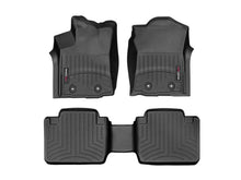 Load image into Gallery viewer, WeatherTech FloorLiner DigitalFit Front and Rear Floor Mats 4412991-440215 for 2018-2019 Toyota Tacoma, Black