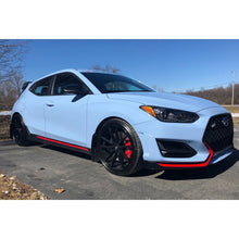 Load image into Gallery viewer, Rally Armor UR Series Mud Flaps for Hyundai Veloster N (2019-2022) – Black with Red Logo