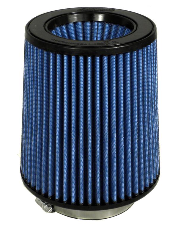 Injen Nanofiber Dry Air Filter - 4-inch Flange Diameter, 6.5-inch Base, 7-inch Height, Part No. X-1026-BB