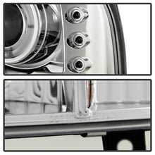 Load image into Gallery viewer, Spyder Halo LED Projector Headlights for Ford F-250 Super Duty 2002-2004, Version 2 Chrome with Bulbs Included