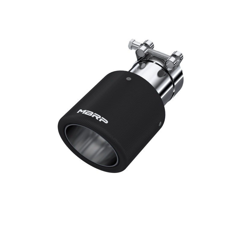 MBRP Universal Carbon Fiber Exhaust Tip – 4 Inch Outlet, 2.5 Inch Inlet, 7.7 Inch Length