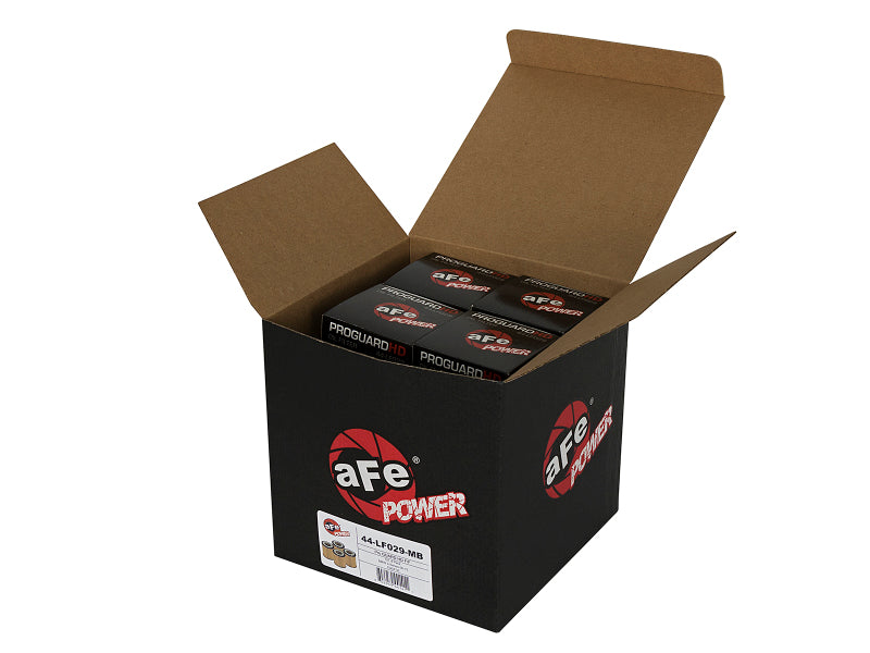 aFe Pro Guard D2 Oil Filter for BMW 2006-2019 Gas Vehicles (Part No. AFE44-LF029-MB) * 4 Pack