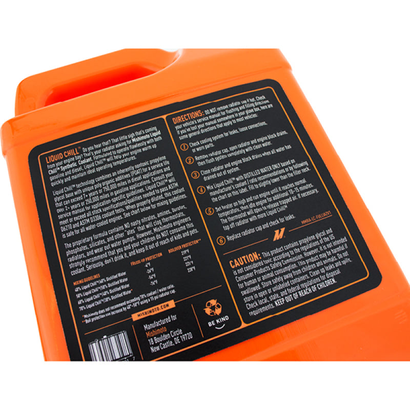 Mishimoto Liquid Chill Synthetic Engine Coolant - Full Strength, 1 Gallon