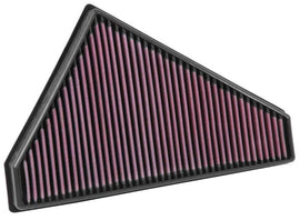 K&N Replacement Panel Air Filter for 2014-2016 Jaguar F-Type 3.0L/5.0L - Part Number KNN33-3022