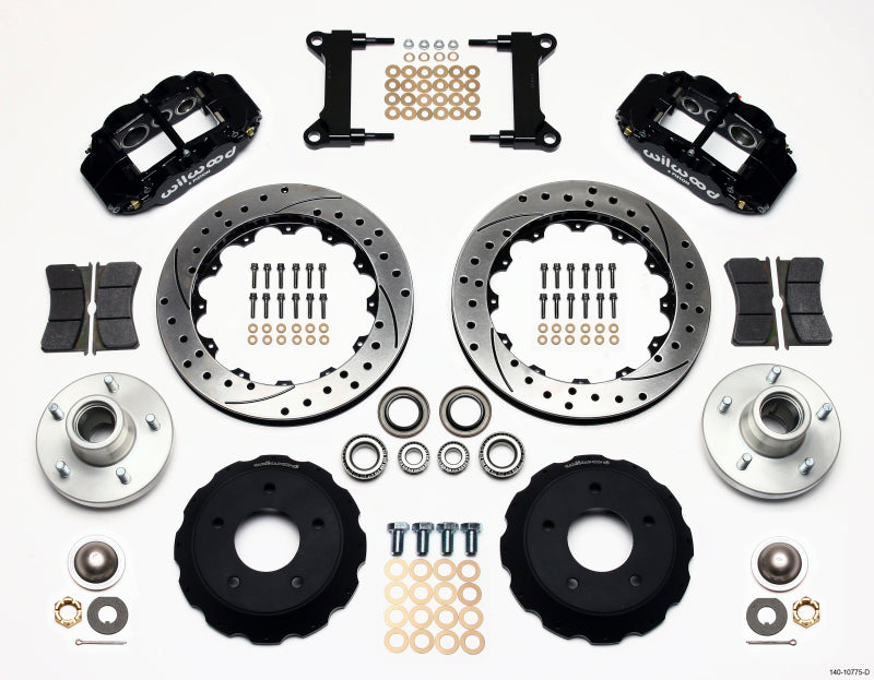 Wilwood Narrow Superlite 6R Front Hub Kit with 13-Inch Rotors for Chevy C-10 and GMC C15 - Part #wil140-10775-D