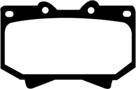 EBC Yellowstuff Front Brake Pads for Toyota Land Cruiser 1998-2007 * High-Performance Street and Track Use